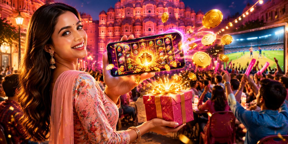 Player engaging in slot game on mobile device in Jaipur